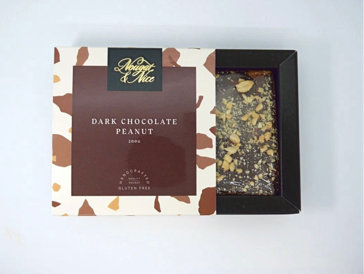 Nougat &amp; Nice Dark Chocolate Peanut 200g
