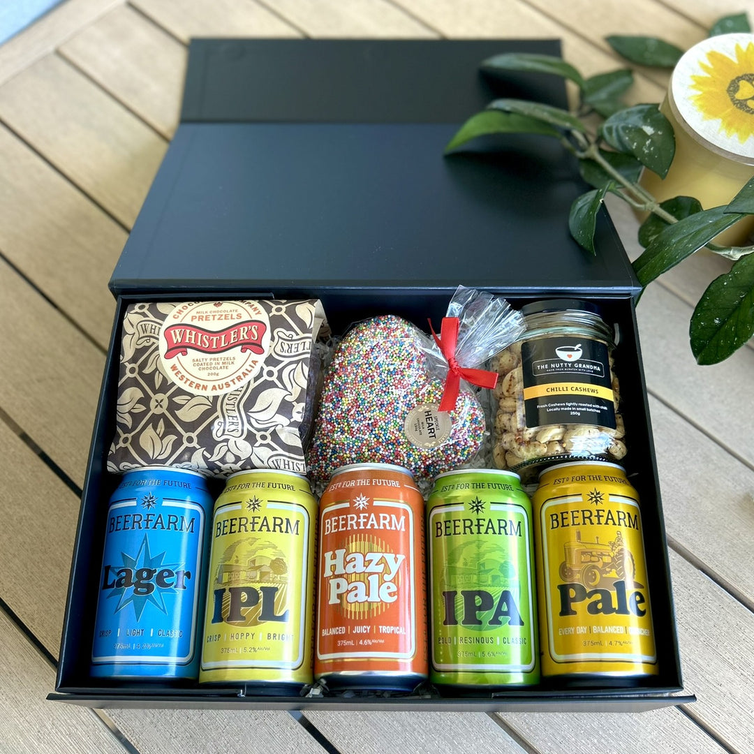 A Beerfarm Box of Beer &amp; Treats