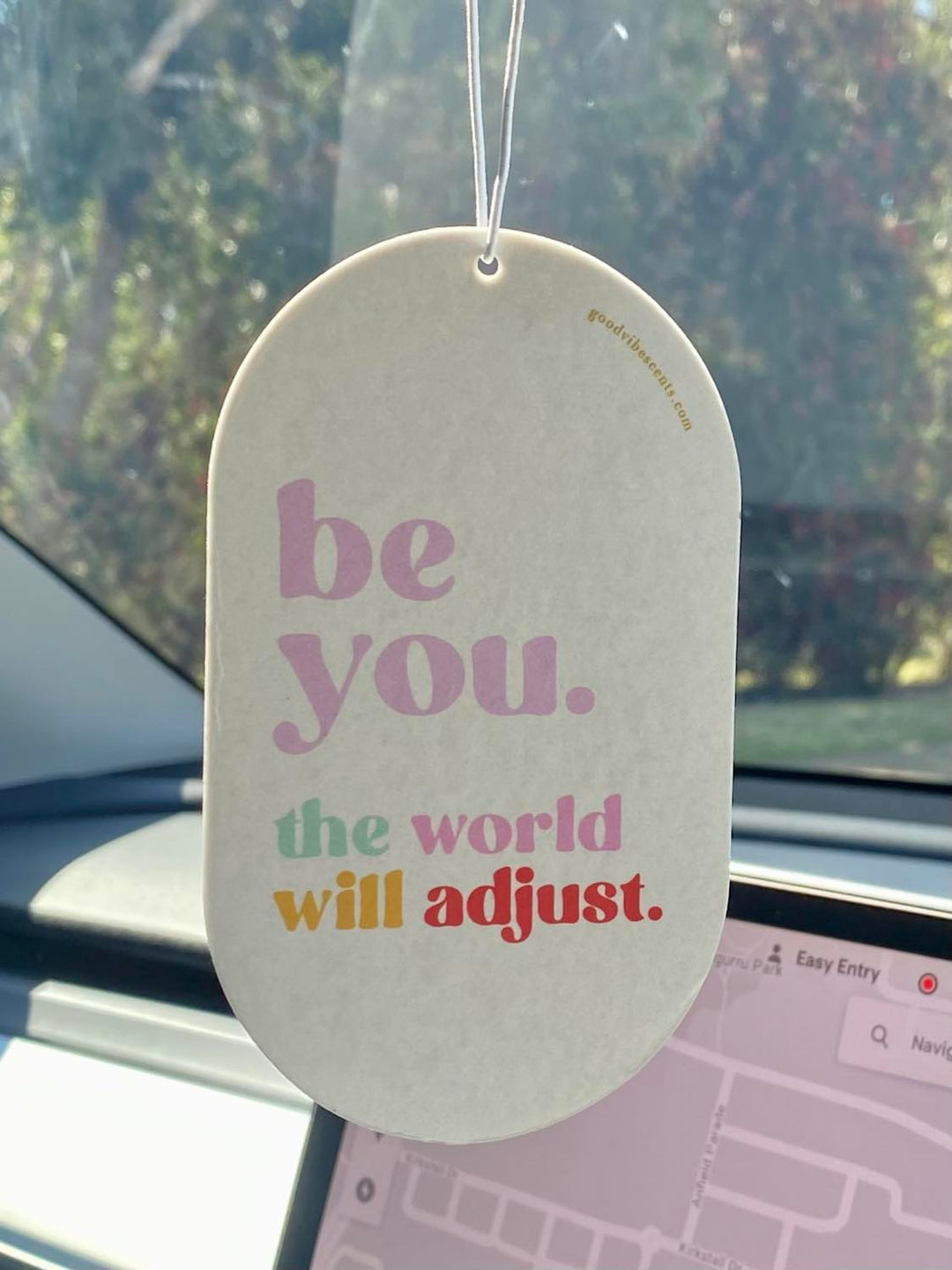 Car or Wardrobe Freshener - Be you, the world to adjust