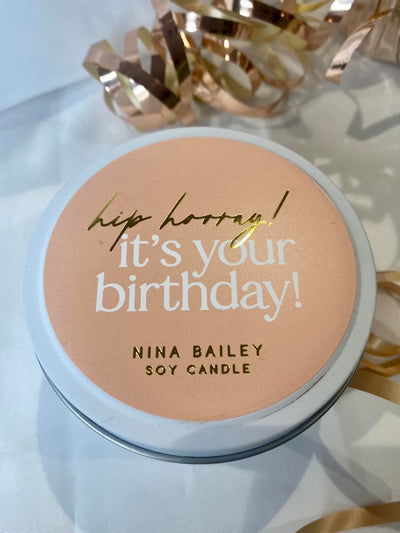 "It's your Birthday"  Soy Candle
