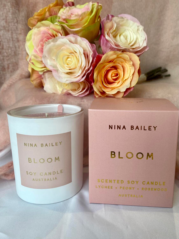 Lychee Peony - Bloom Large Soy Candle