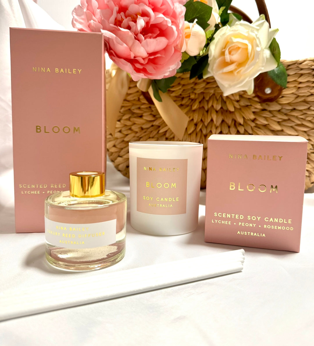 Bloom Fragrance Duo by Nina Bailey Candles