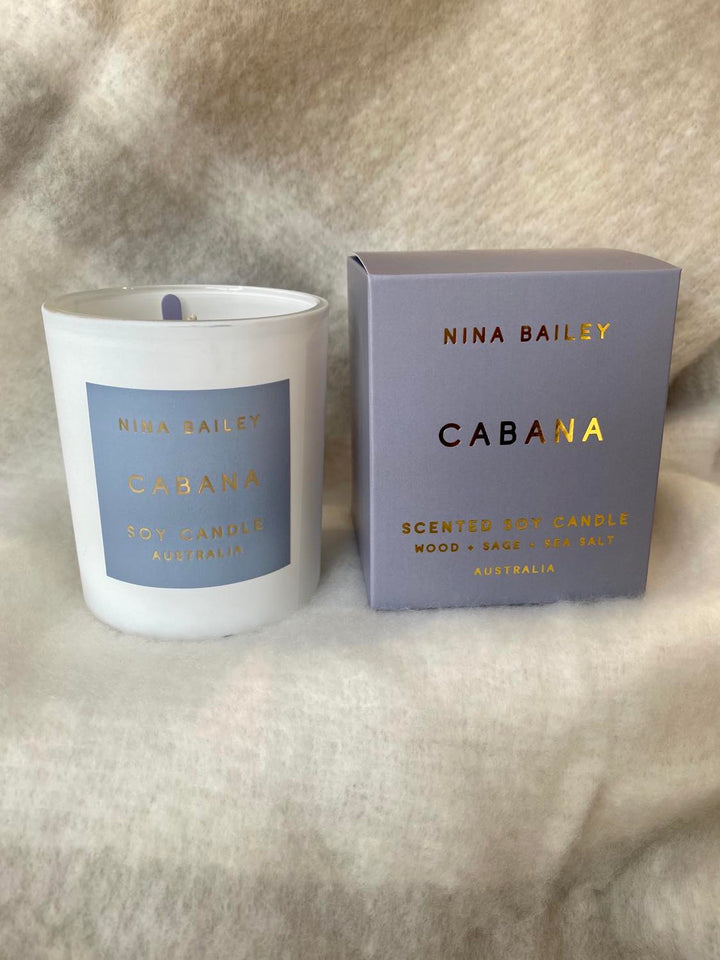 Wood, Sage &amp; Sea Salt - Cabana Soy Candle
