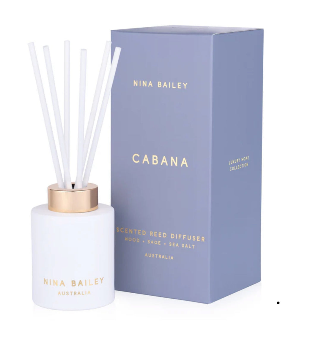 Nina Bailey Cabana Soy Candle, Diffuser &amp; Chocolate treat Gift box
