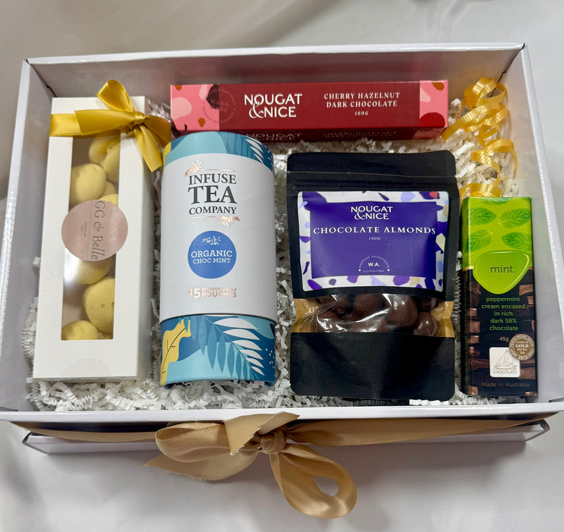 Infuse Choc Mint Tea & more Choc gift box