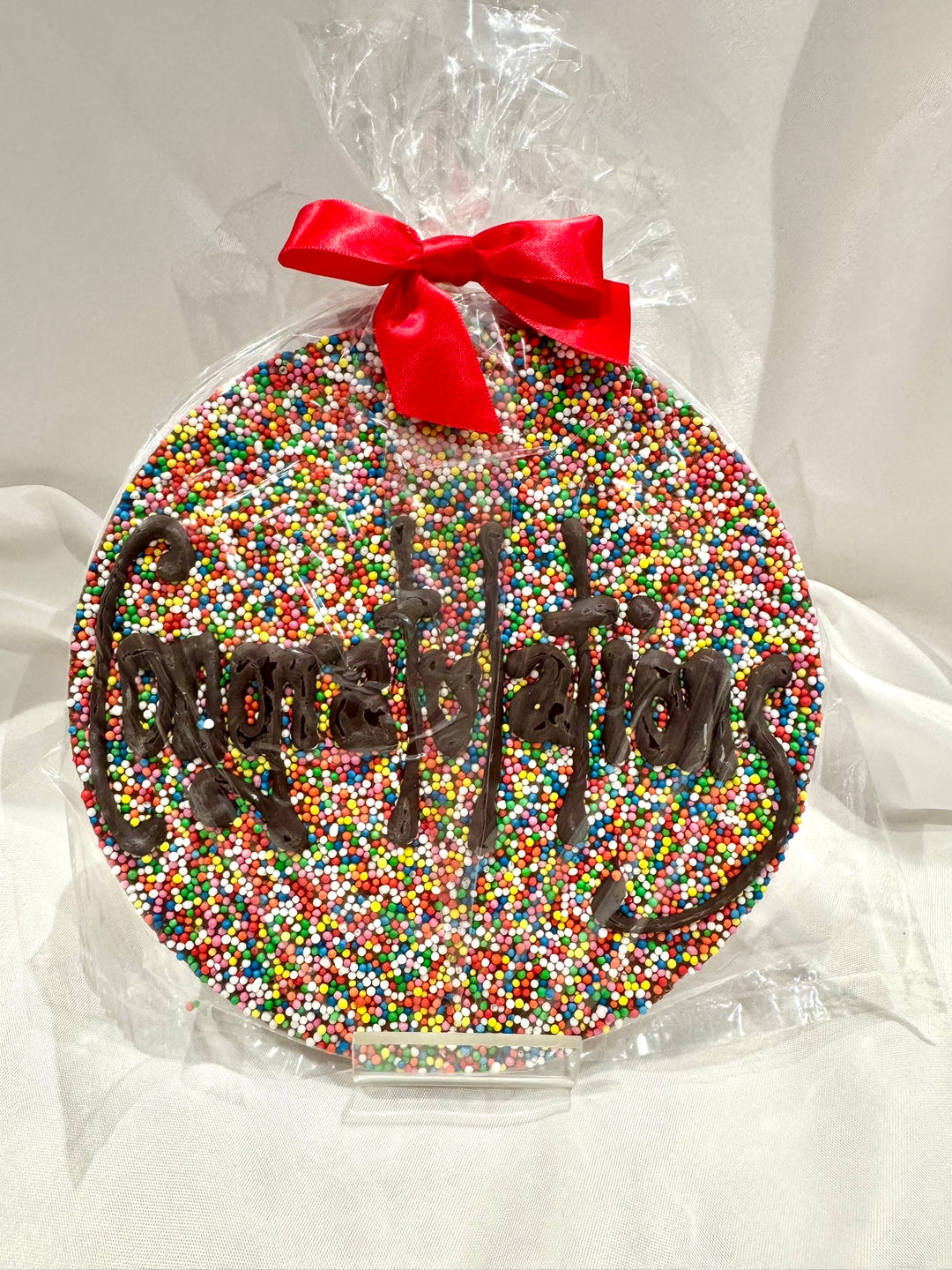 "Congratulations" Giant Freckled Chocolate
