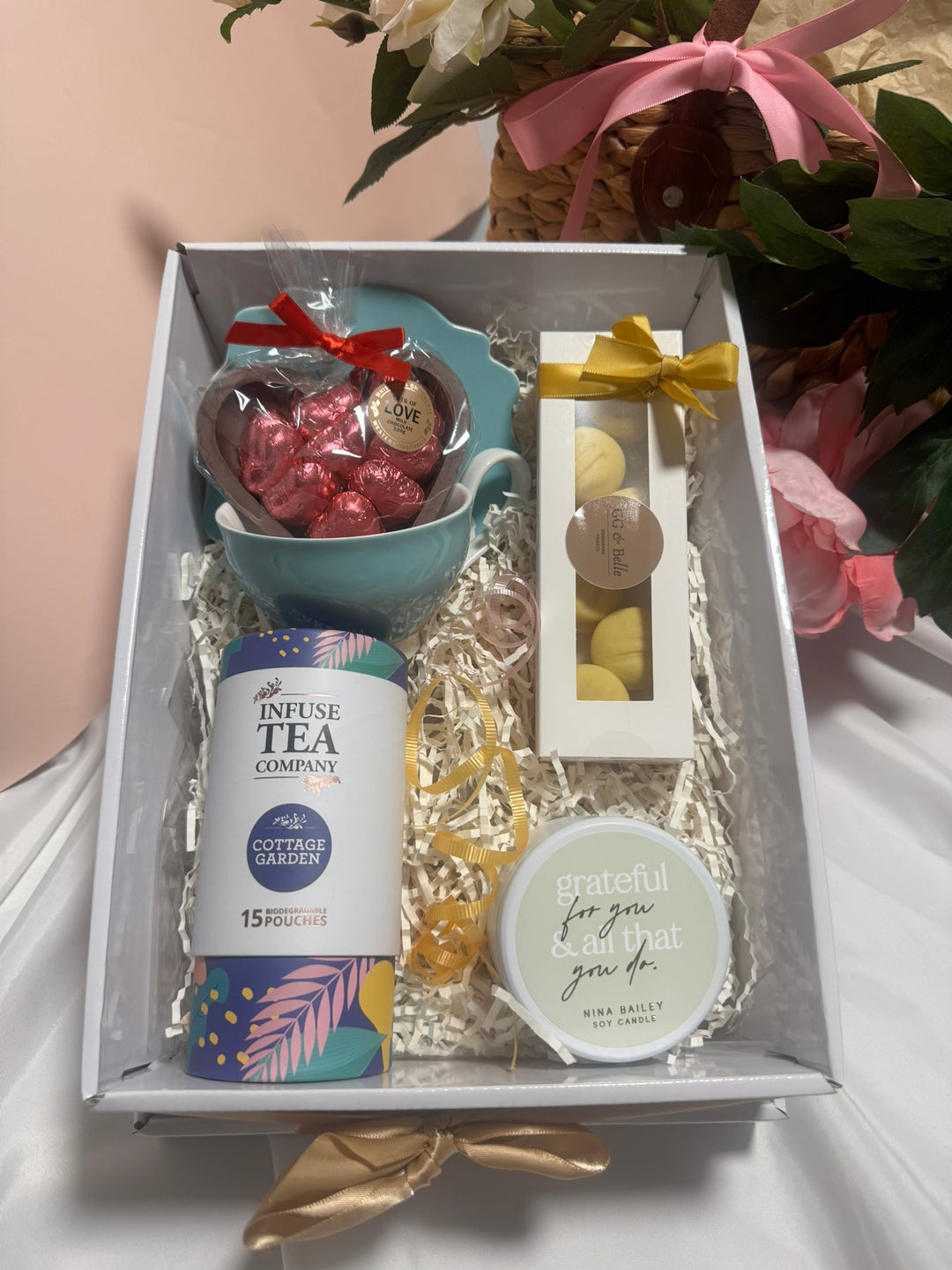 Cottage Garden Tea, Cup &amp; Saucer gift set