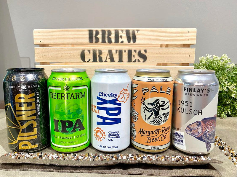 Assorted WA Craft Beers & Snacks