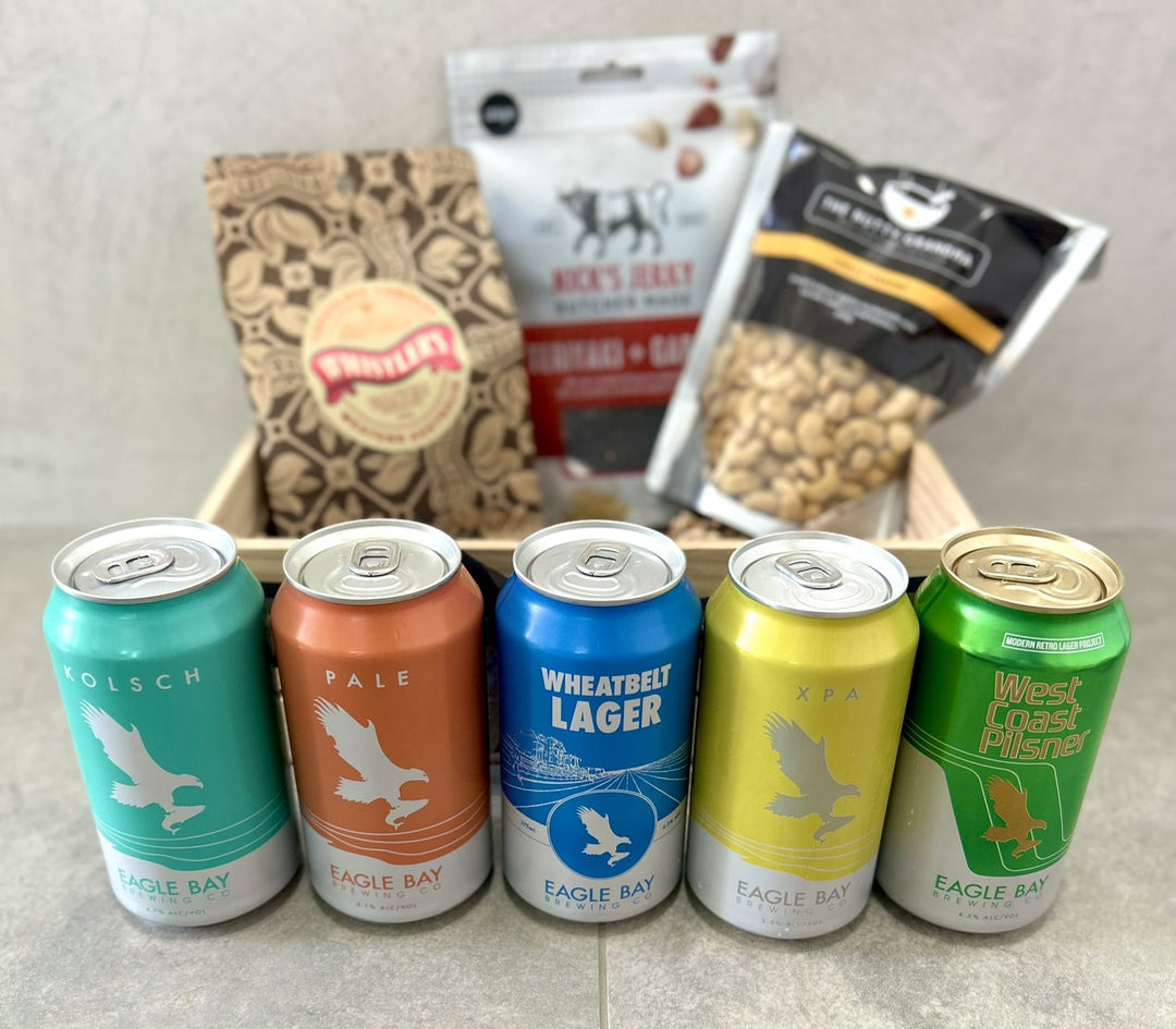 Eagle Bay Beers &amp; tasty snacks