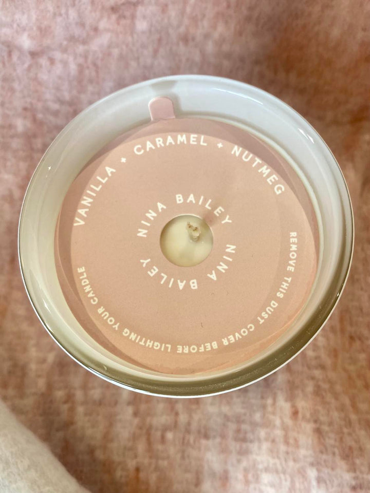 Caramel Vanilla - Glazed Large Soy Candle