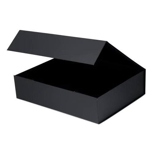 Matt black magnetic closing Large gift box