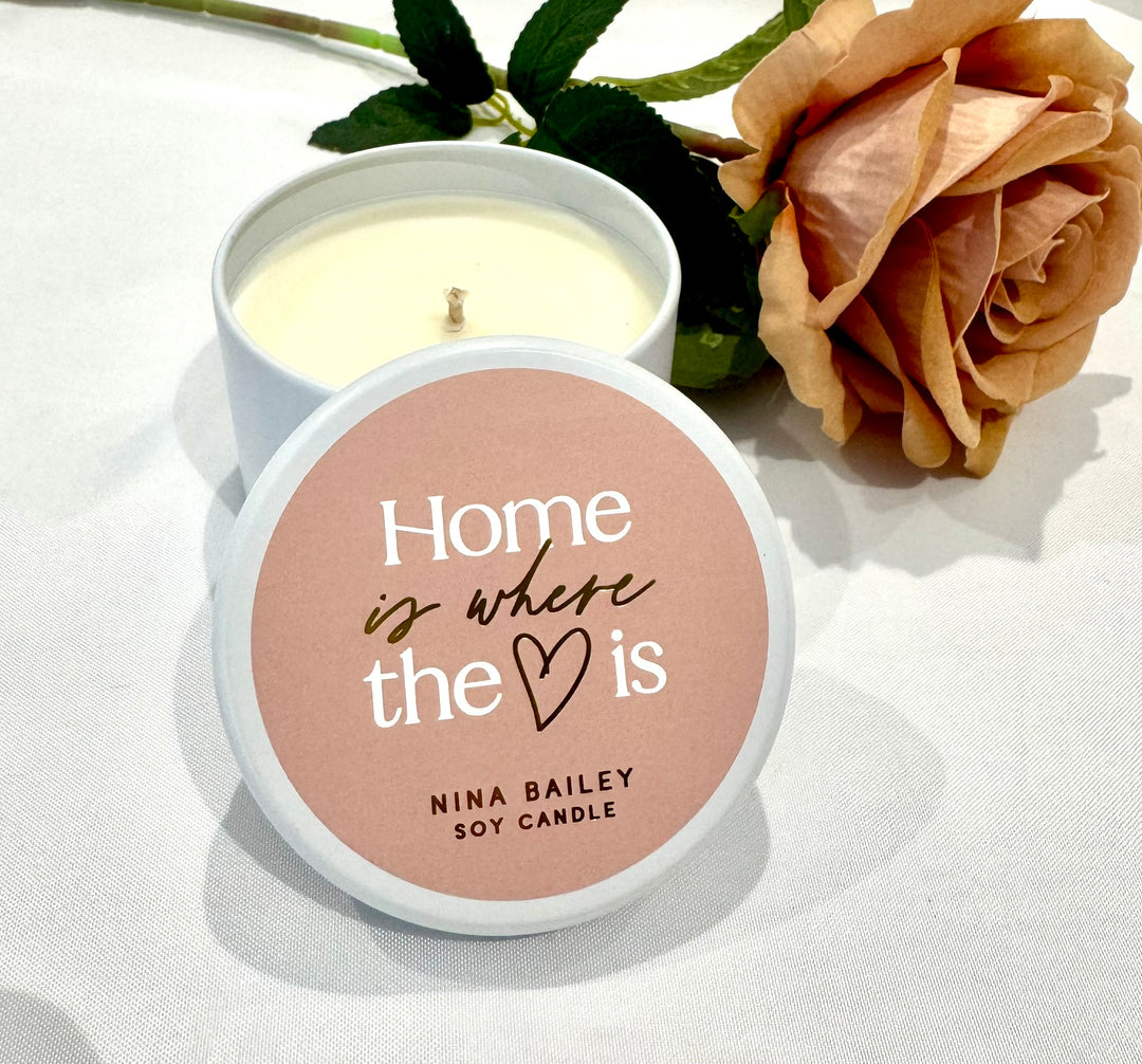 Home is where the heart is Candle