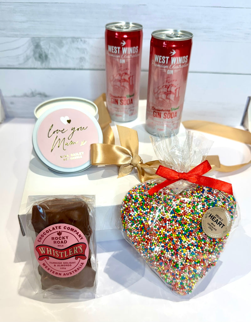 Love You Mum with Gin & Chocolates