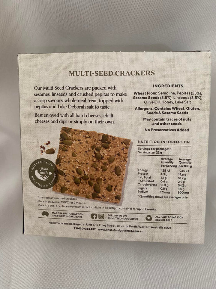 Knutsford Gourmet - Multi Seed Crackers 110g