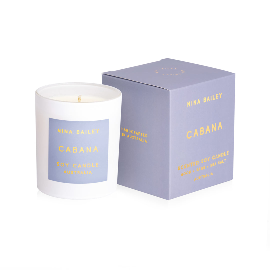 Wood, Sage &amp; Sea Salt - Cabana Soy Candle