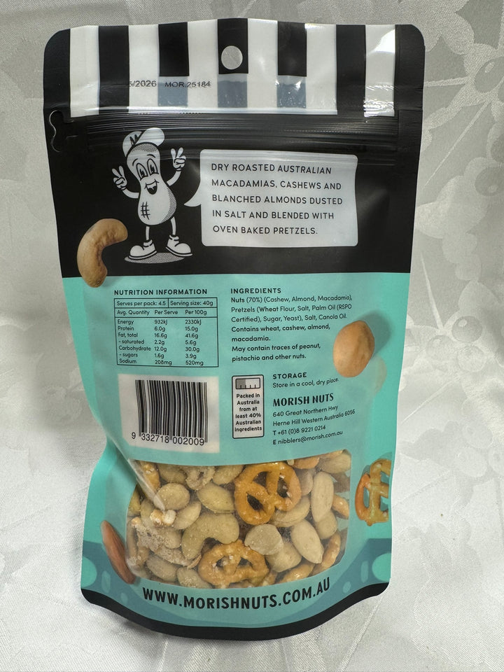 Morish Nuts Premium Savoury Salted Nibbles 180g
