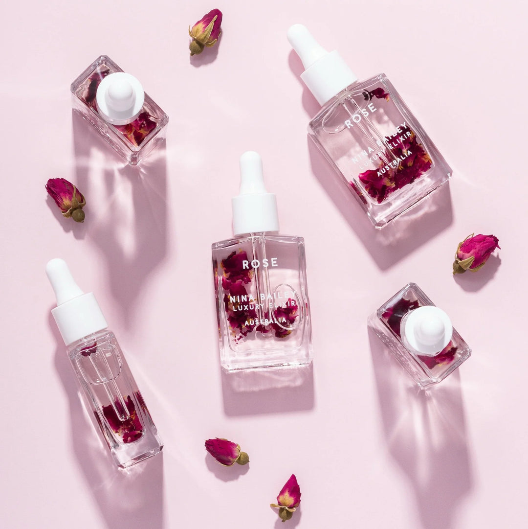 Rose Bath Body Elixer Mini