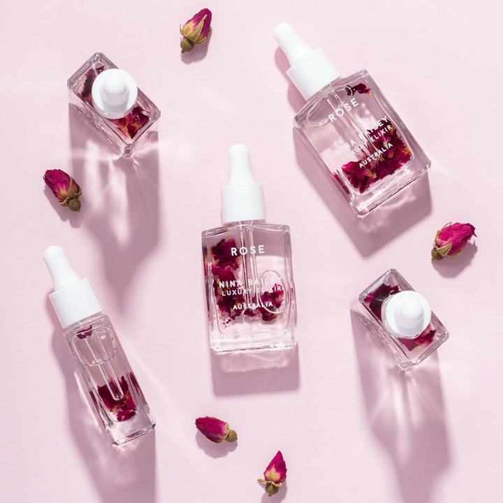 Rose Bath Body Elixer Mini