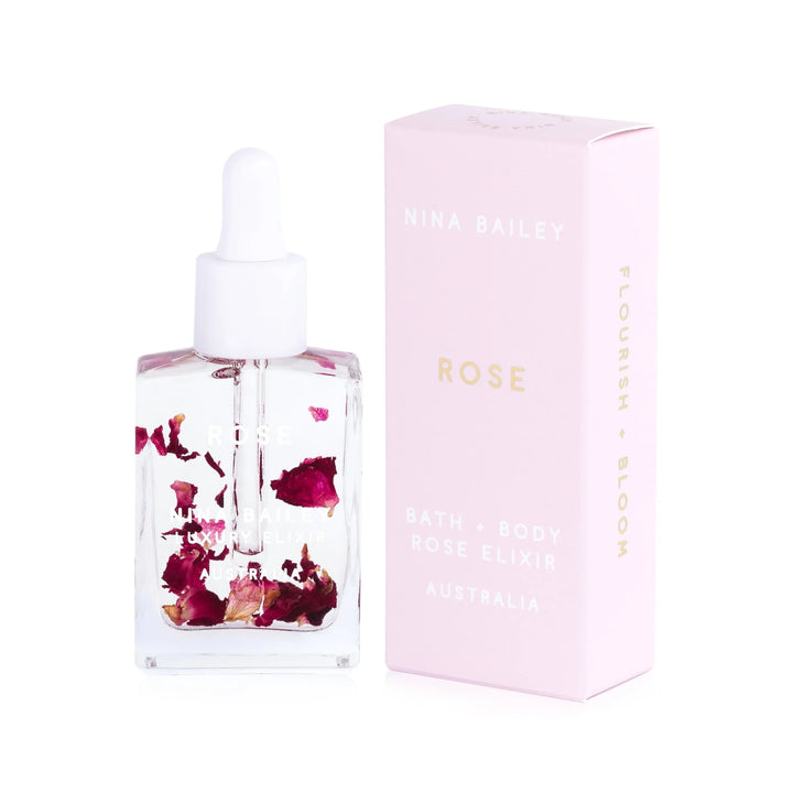 Rose Bath Body Elixer Mini
