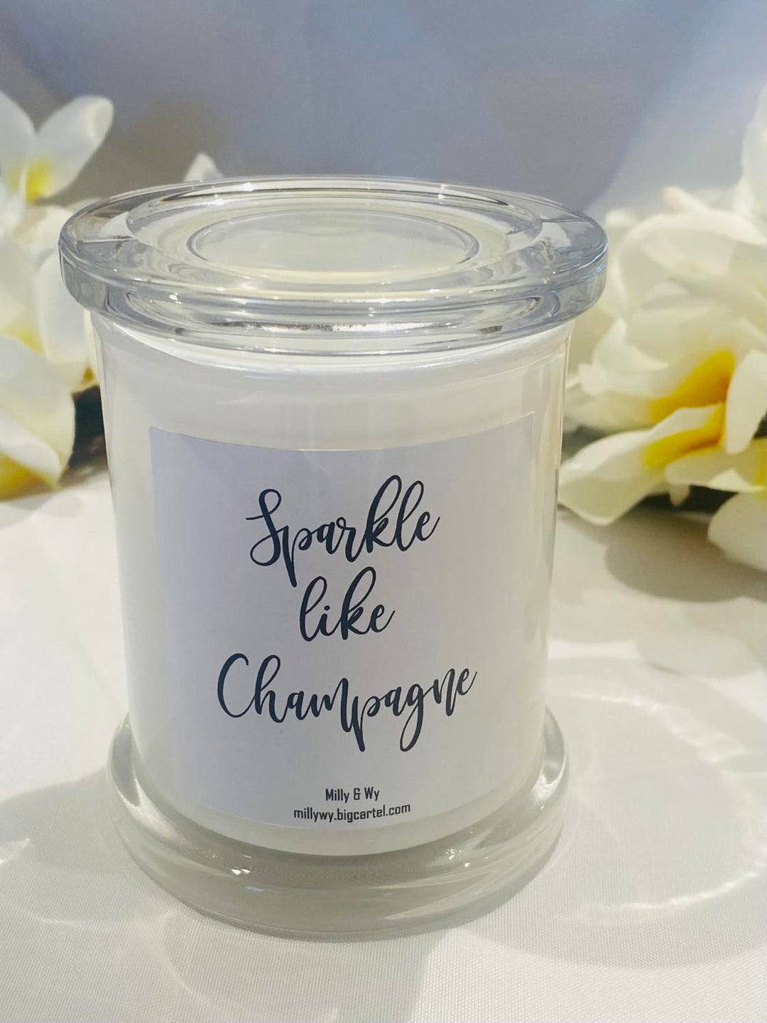 Candle with Quote - By Milly &amp; Wy