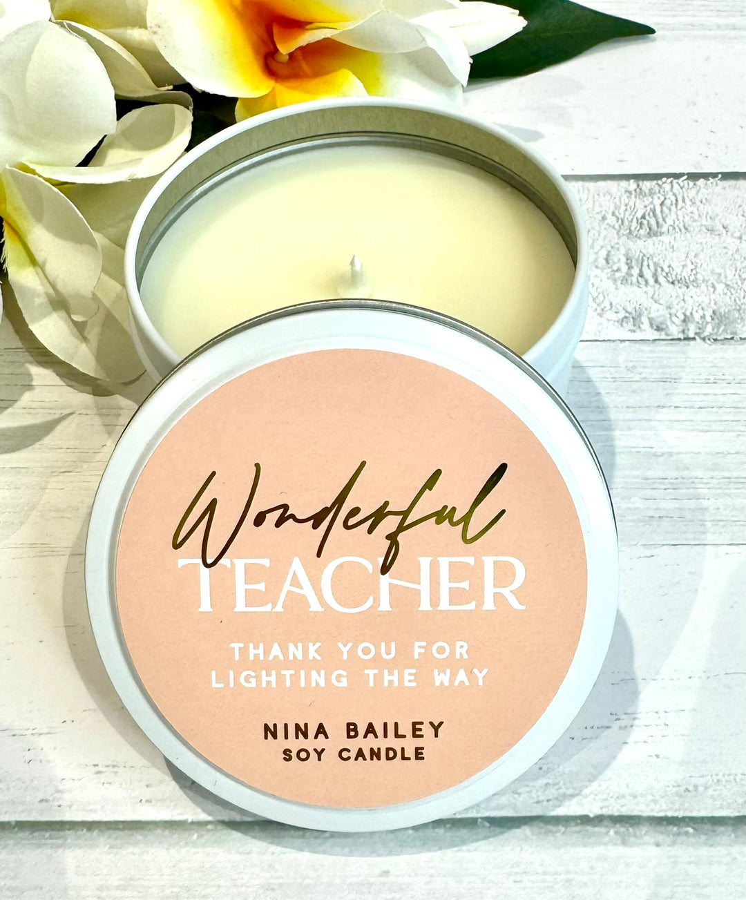 Teacher Gift Candle