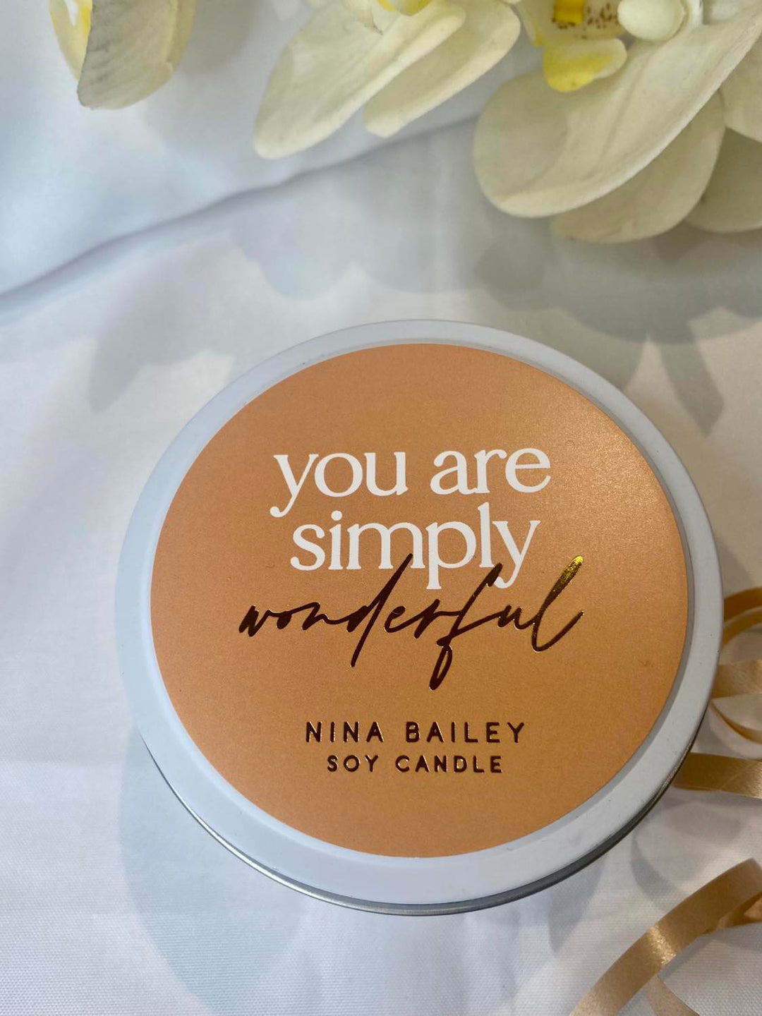 "You are simply wonderful" Soy candle