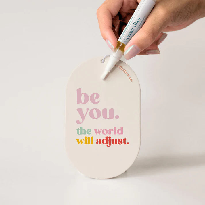 Car or Wardrobe Freshener - Be you, the world to adjust
