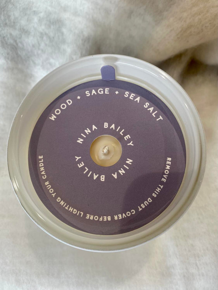Wood, Sage &amp; Sea Salt - Cabana Soy Candle