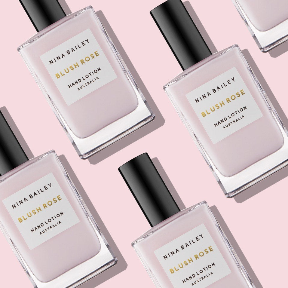 Blush Rose Hand Lotion by Nina Bailey