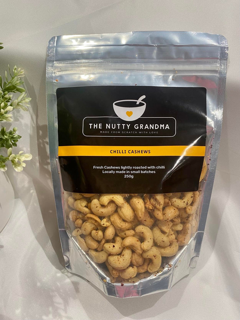 Chilli Dusted Cashews - By The Nutty Grandma