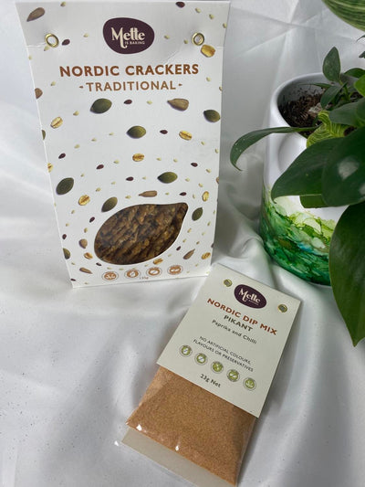Mette's Nordic Crackers and Dip Mix Sachets  Entertainers Pack
