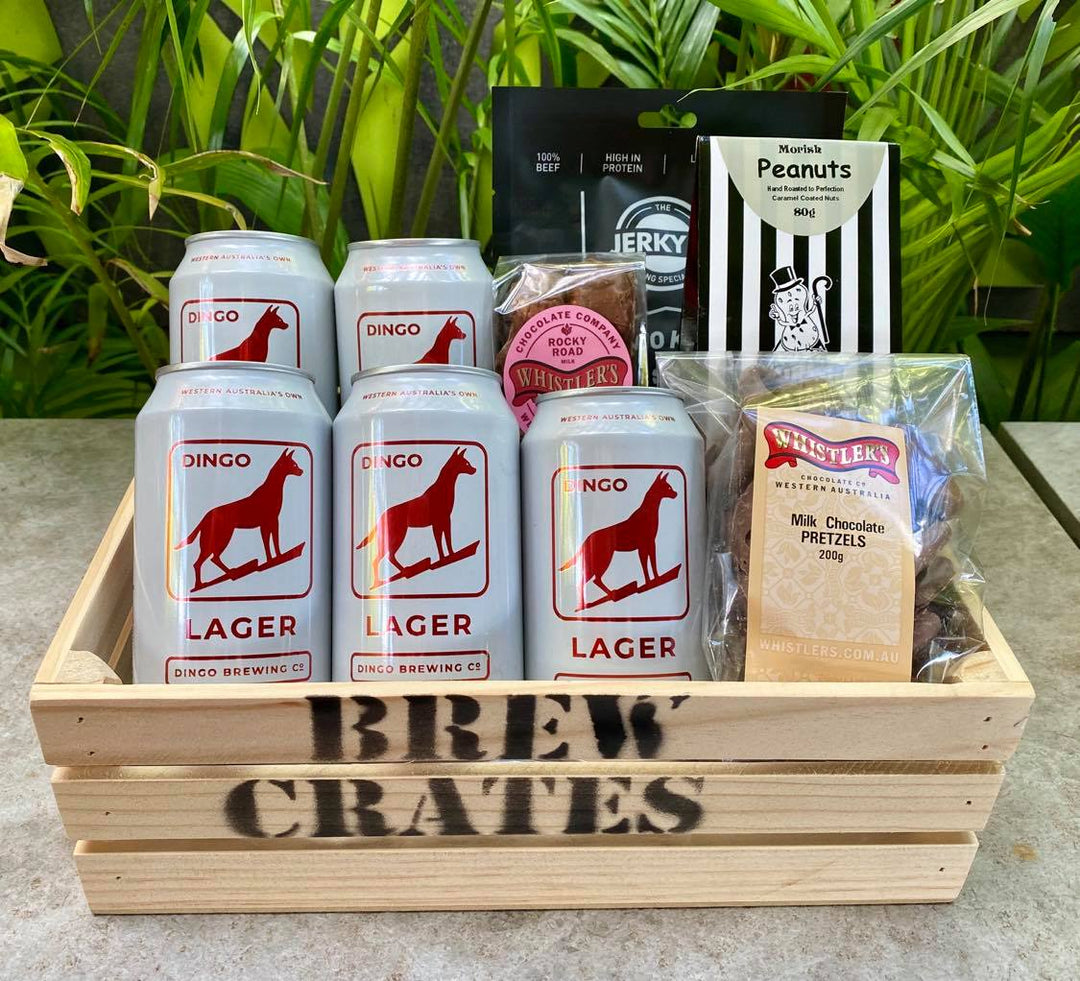Dingo Lager Beer &amp; Tasty Snacks