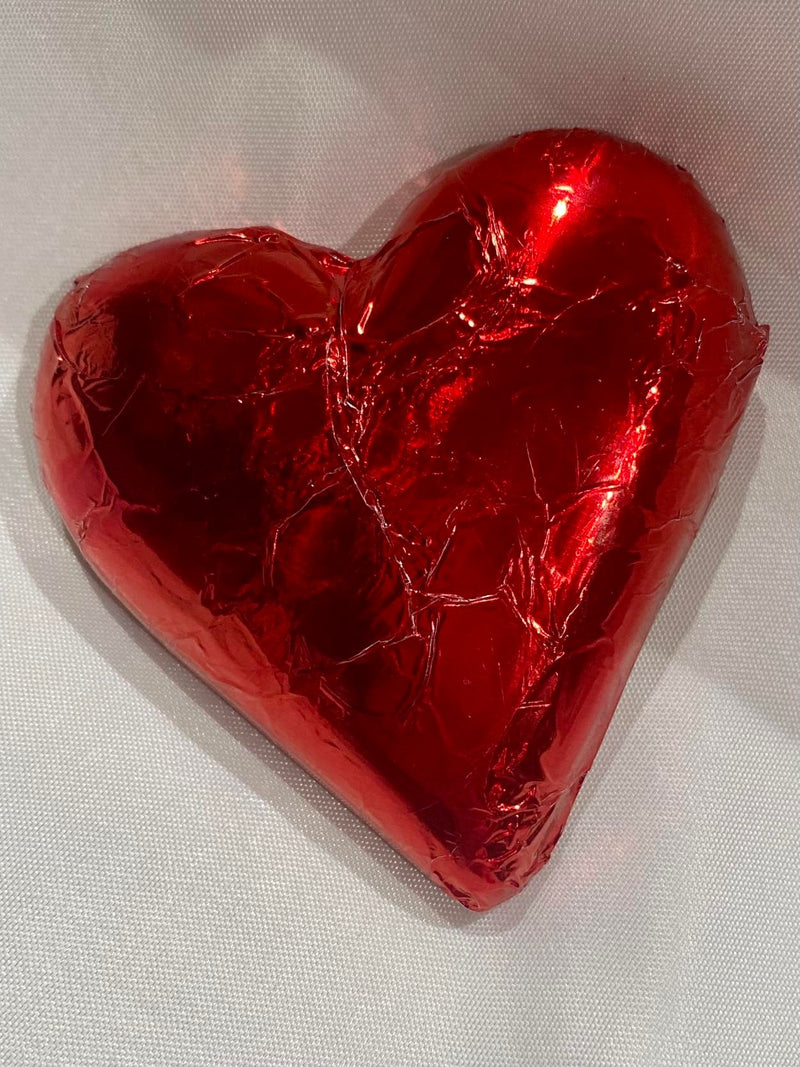 Chocolate Heart in Foil Wrap