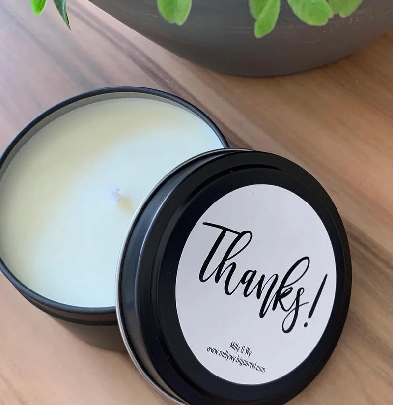 "Thanks" Soy Candle